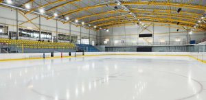 Interior of the USNA hockey arena