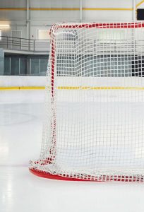 A hockey goal