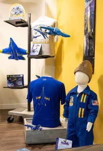 Apparel in the USNA gift shop
