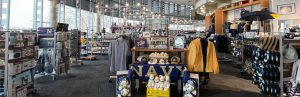 Interior of the USNA gift shop